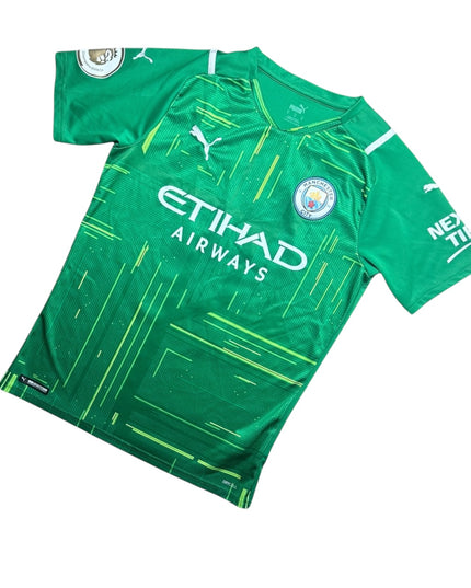 Manchester City Football Shirt 2021/2022 Goalkeeping Shirt Ederson M. 31 (M)