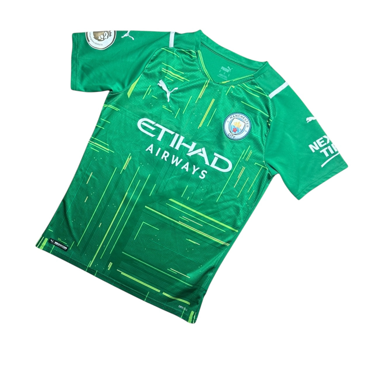 Manchester City Football Shirt 2021/2022 Goalkeeping Shirt Ederson M. 31 (M)