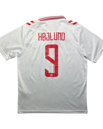 Denmark Football Shirt 2024/2025 Away Hojlund 9 (XL)