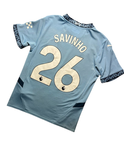 Manchester City Football Shirt 2024/2025 Savinho 26 (M)