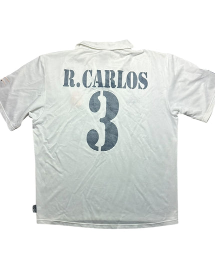 Real Madrid Football Shirt 2001/2002 Home R.Carlos 3 (L)