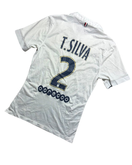 Paris Saint Germain Football Shirt 2014/2015 Away T.Silva 2 Player Issue (S)