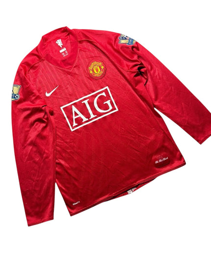 Manchester United Football Shirt Home 2007/2008 Ronaldo 7 (M)