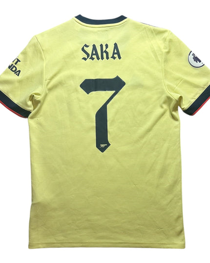 Arsenal Football Shirt Away 2021/2022 Saka 7 (M)
