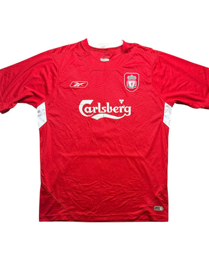 Liverpool Football Shirt Home 2004/2005 Gerrard 17 (L)