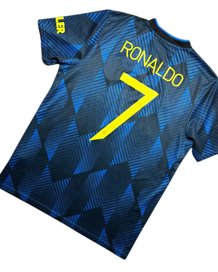 Manchester United Football Shirt 2021/2022 Third Ronaldo 7 UCL (L)
