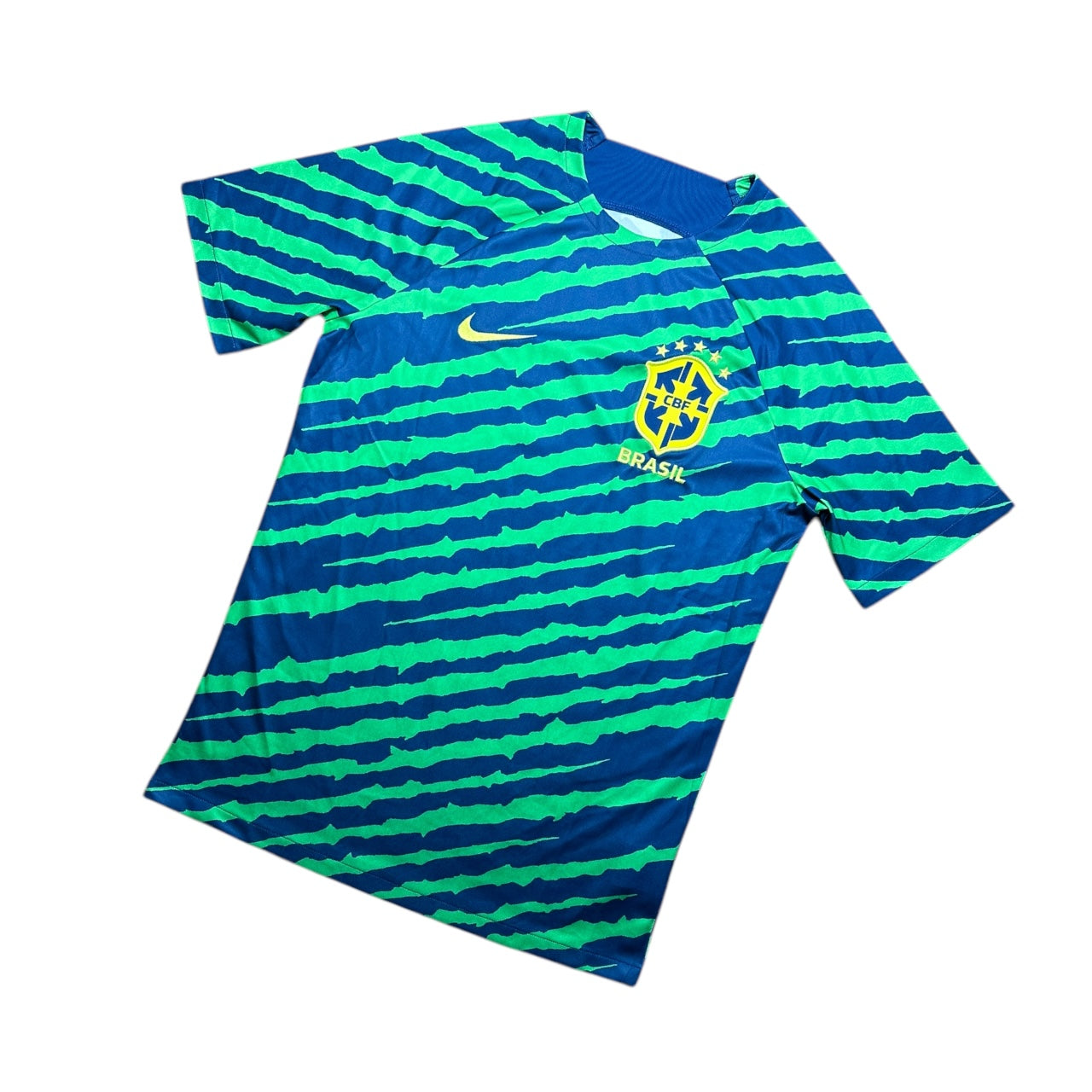 Brazil Football Shirt 2022 Pre Match Shirt (M)