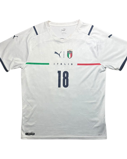 Italy Football Shirt 2021/2022 Away Barella 18 (L)