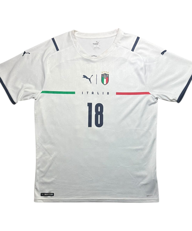 Italy Football Shirt 2021/2022 Away Barella 18 (L)