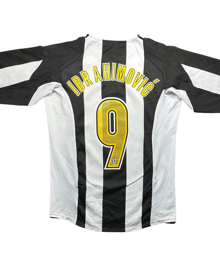 Juventus 2004/2005 Home Football Shirt Ibrahimovic (9)