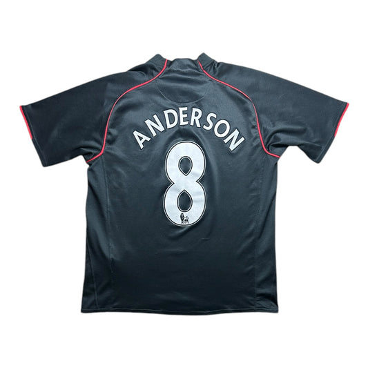 Manchester United Football Shirt 2007/2008 Away Anderson 8 (XL)