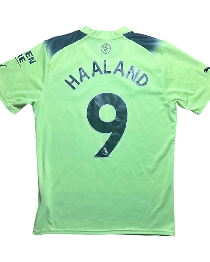 Manchester City Football Shirt 2022/2023 Third Haaland 9 (M)