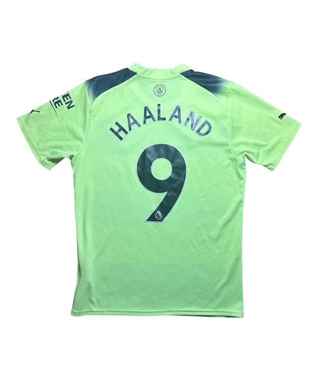 Manchester City Football Shirt 2022/2023 Third Haaland 9 (M)