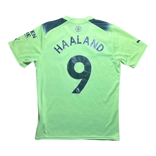 Manchester City Football Shirt 2022/2023 Third Haaland 9 (M)