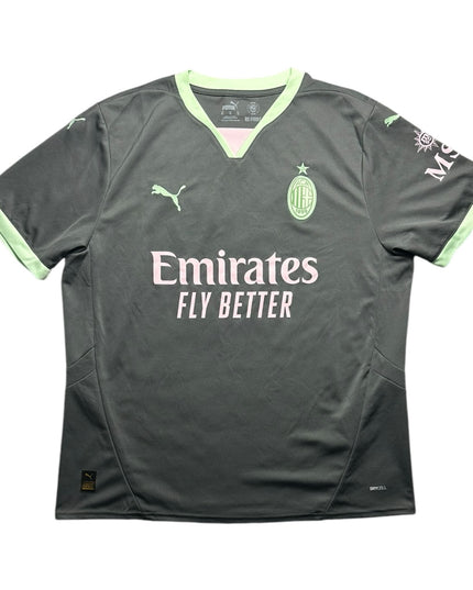 AC Milan Football Shirt Third 2024/2025 Rafa Leao 10 (XL)