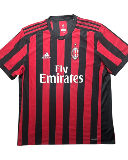 AC Milan Football Shirt 2017/2018 Home (XL)