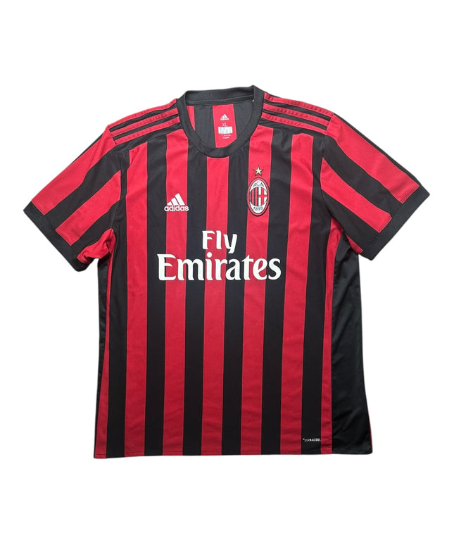 AC Milan Football Shirt 2017/2018 Home (XL)