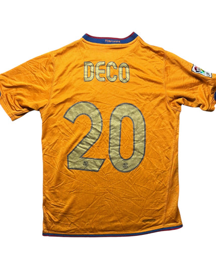 Barcelona Football Shirt Away 2006/2008 Deco 20 (S)