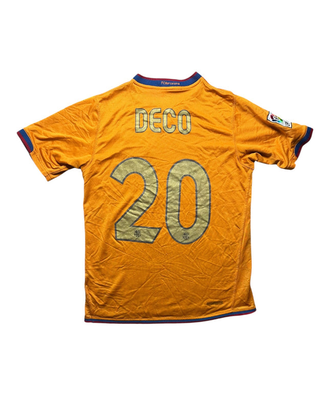 Barcelona Football Shirt Away 2006/2008 Deco 20 (S)