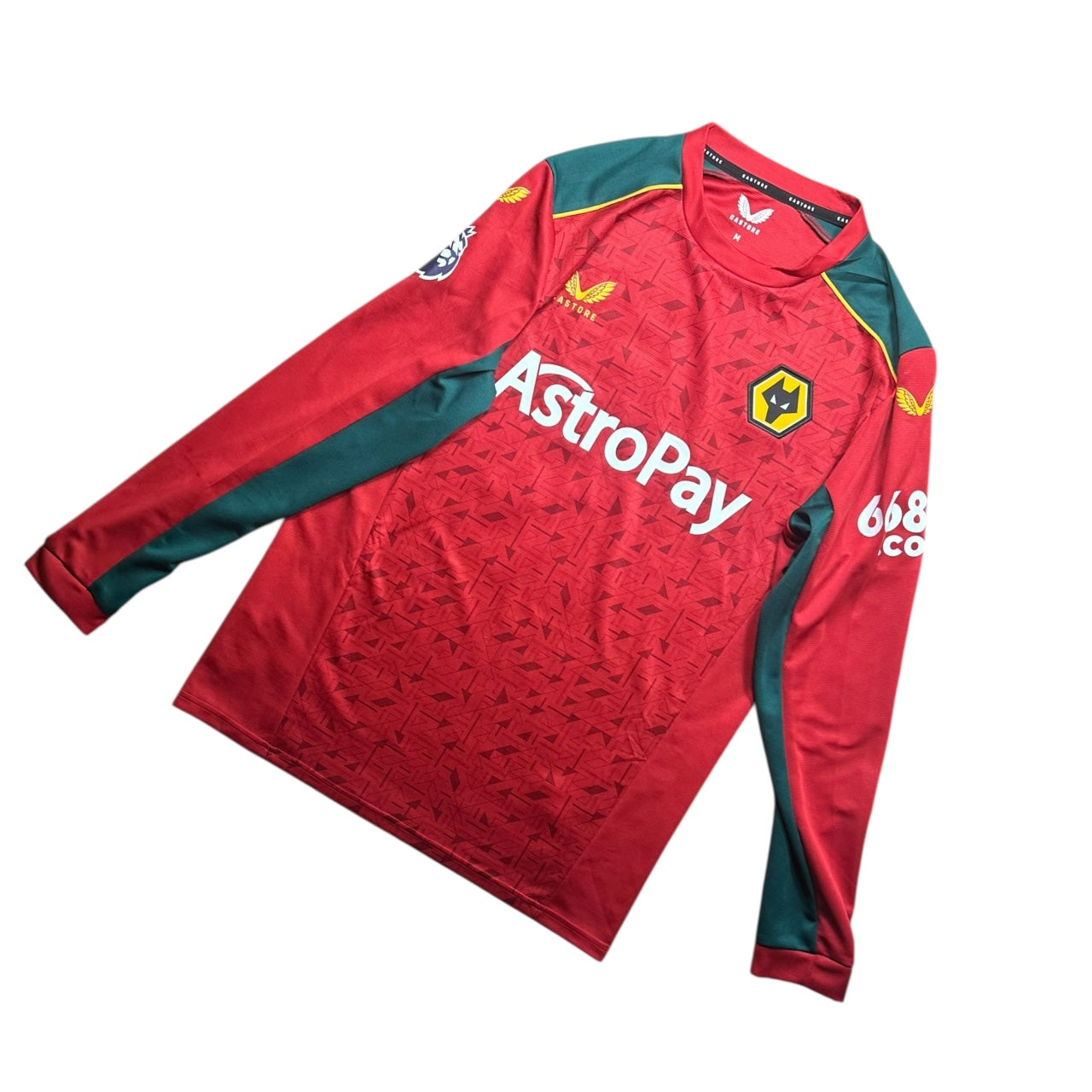 Wolves Football Shirt Away 2023/2024 Ait-Nouri 3 L/S (M)