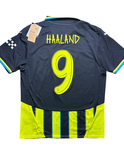 Manchester City Football Shirt 2024/2025 Away Haaland 9 BNWT (L)