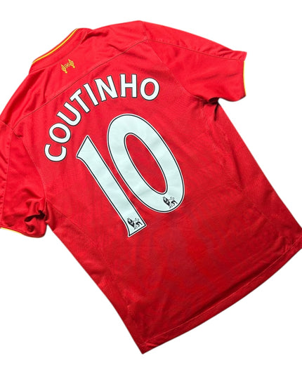 Liverpool Football Shirt 2016/2017 Home Coutinho 10 (M)
