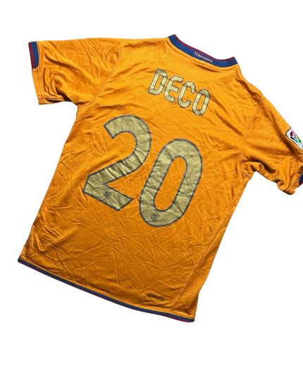 Barcelona Football Shirt Away 2006/2008 Deco 20 (S)