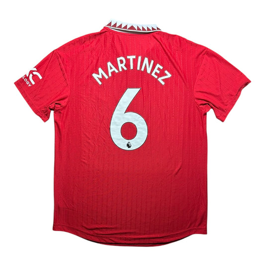 Manchester United Football Shirt 2022/2023 Home Heat.RDY Martinez 6 (XL)