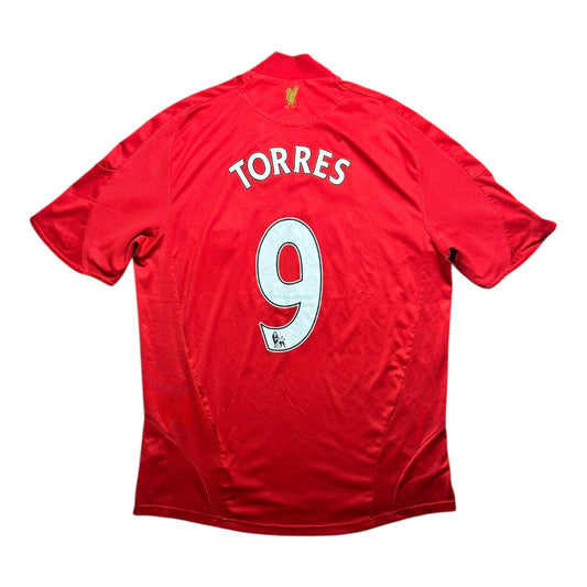 Liverpool Football Shirt 2008/2010 Home Torres 9 (L)