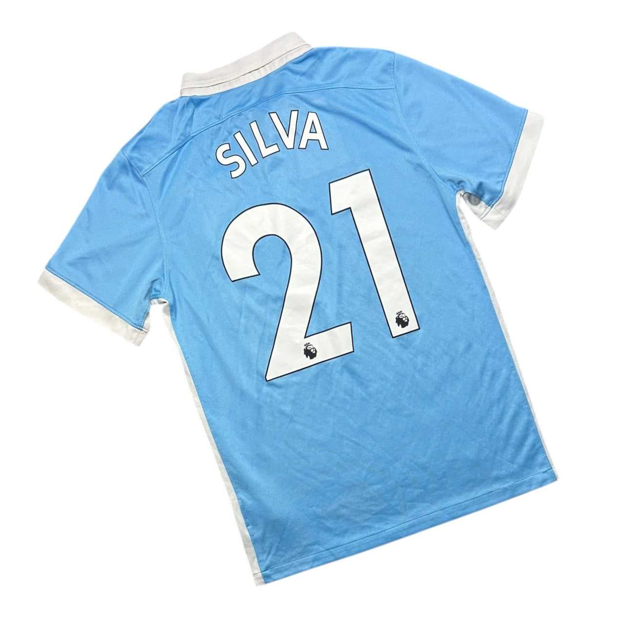 Manchester City Football Shirt 2015/2016 Home Silva 21 (S)