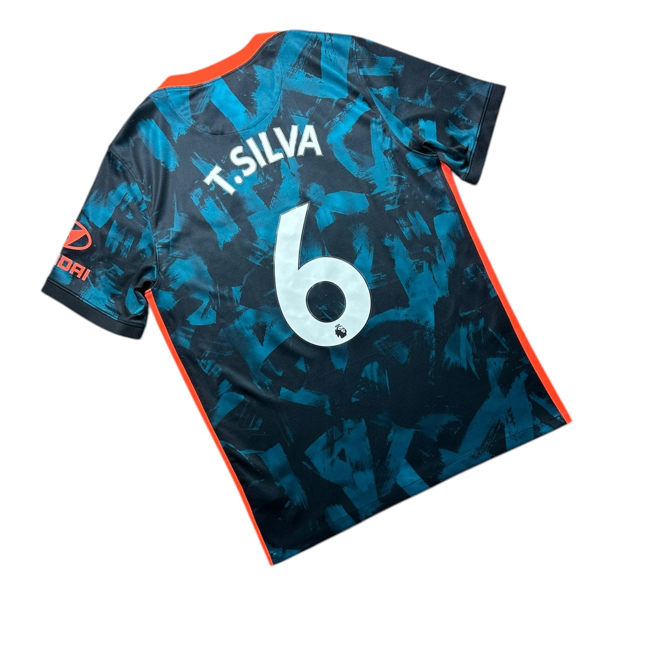 Chelsea Football Shirt 2021/2022 Third T.Silva 6 (L)