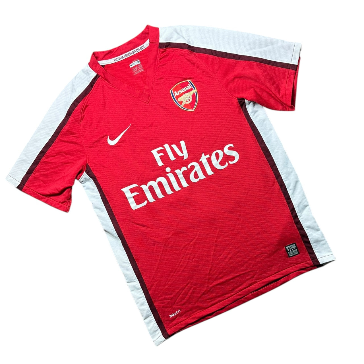 Arsenal Football Shirt 2008/2010 Home Vela 12 (S)