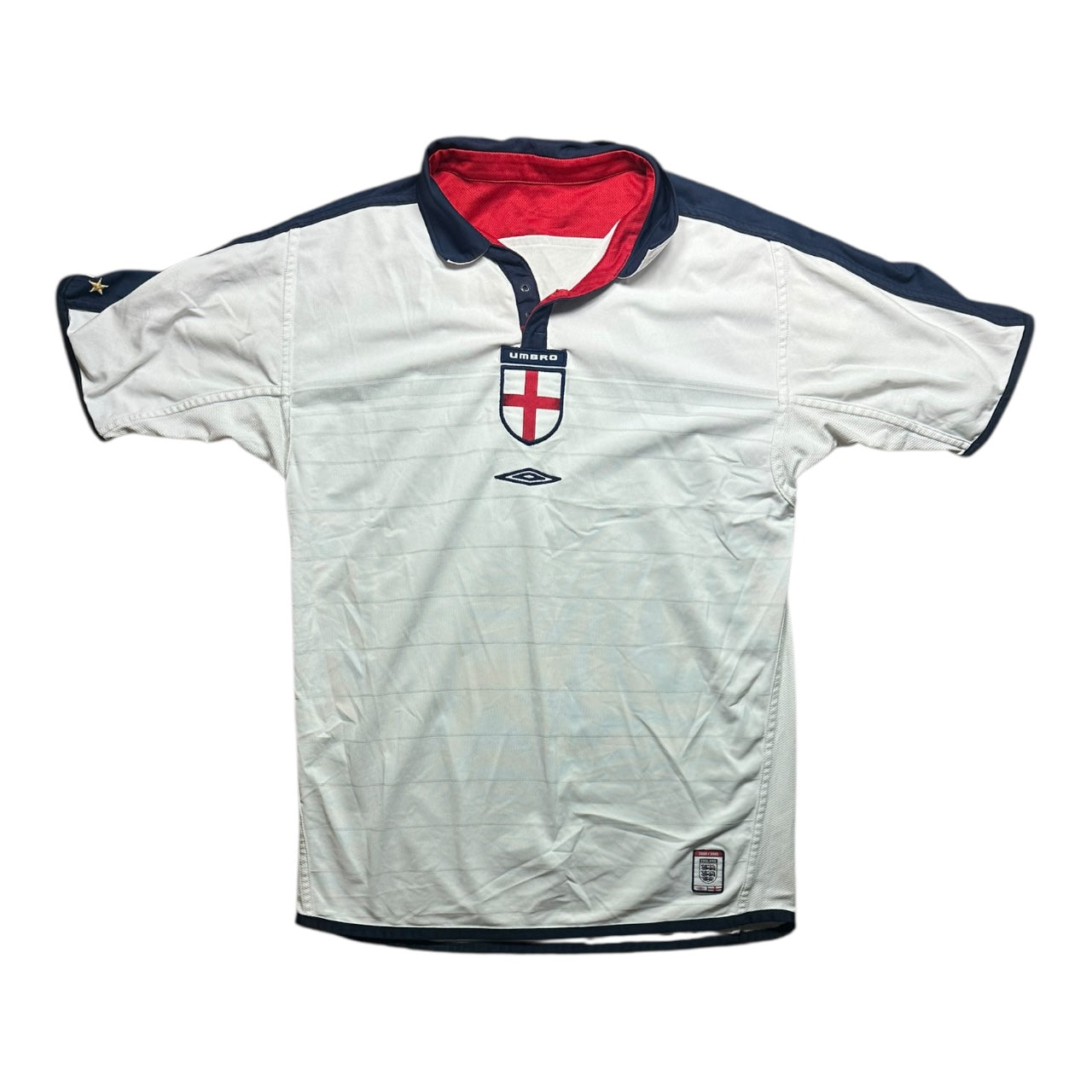 England Football Shirt 2003/2004 Home Reversible (S)