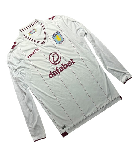 Aston Villa Football Shirt 2014/2015 Away L/S (XL)