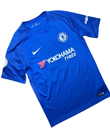 Chelsea FC 2017/2018 Home Football Shirt David Luiz (30)