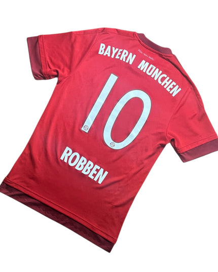 Bayern Munich Football Shirt 2015/2016 Home Robben 10 (S)