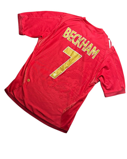 England Football Shirt 2006 Away Beckham 7 (M)