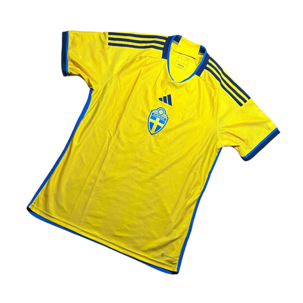 Sweden Football Shirt 2022 Home (L)