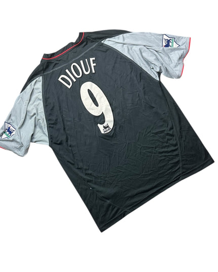 Liverpool Football Shirt 2003/2004 Third Diouf 9 (L)