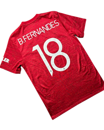 Manchester United Football Shirt Home 2020/2021 B.Fernandes 18 (M)