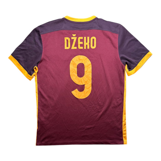 Roma Football Shirt 2015/2016 Home Dzeko 9 (L)