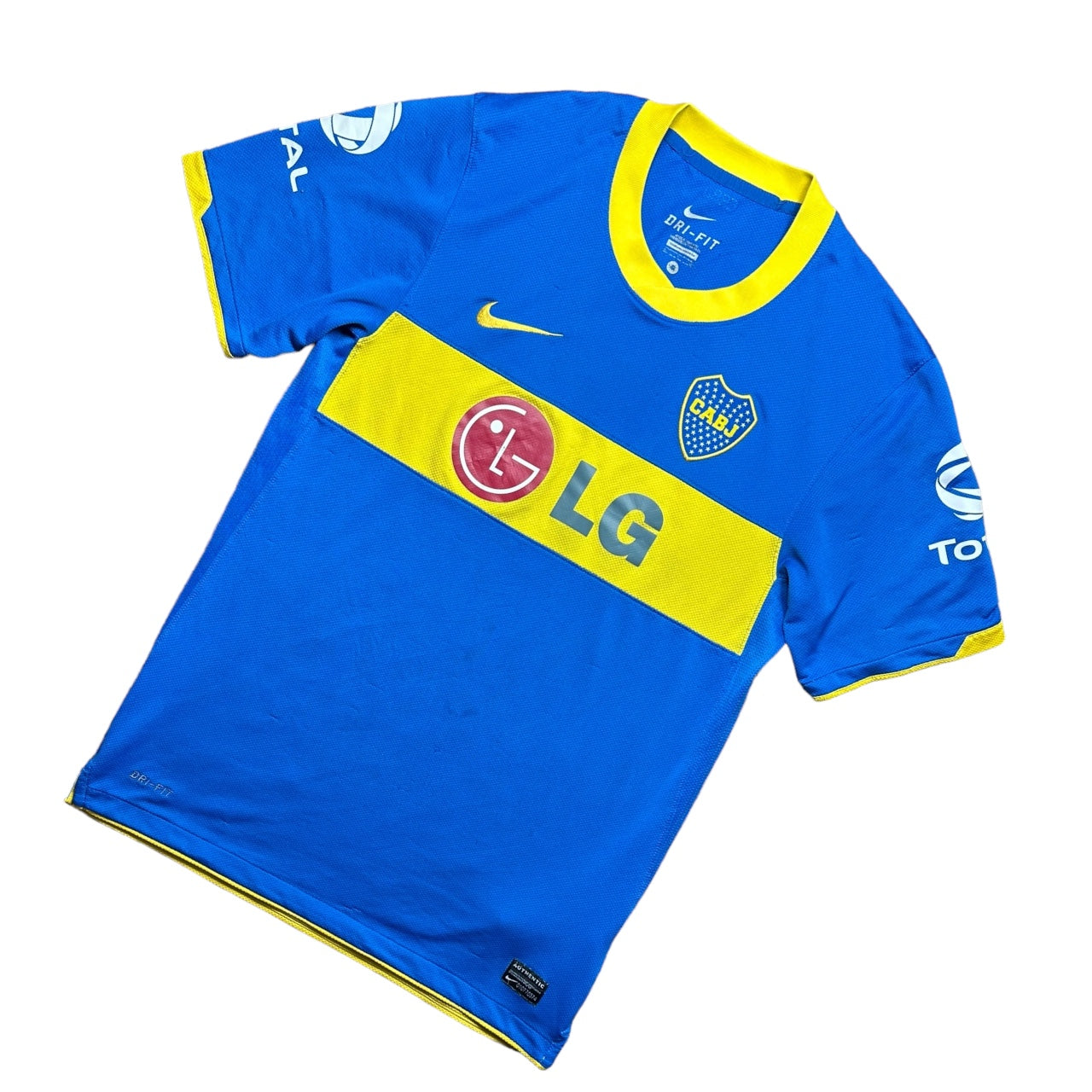 Boca Juniors 2010/2011 Home Football Shirt (S)