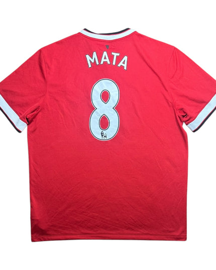 Manchester United Football Shirt 2014/2015 Home Mata 8 (XL)