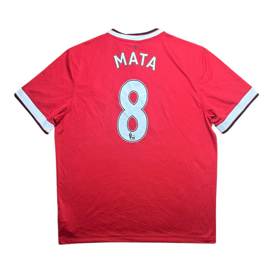 Manchester United Football Shirt 2014/2015 Home Mata 8 (XL)