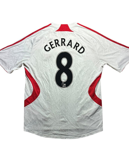 Liverpool Football Shirt 2007/2008 Away Gerrard 8 (L)