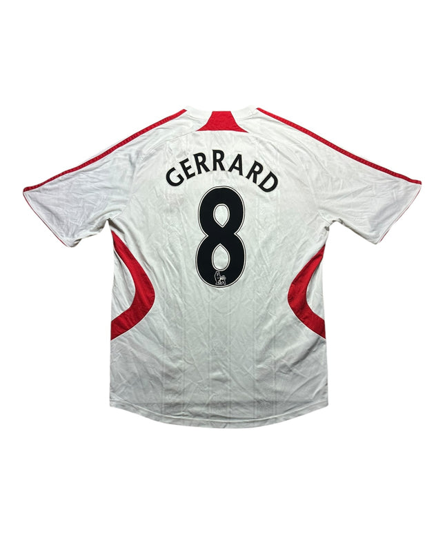 Liverpool Football Shirt 2007/2008 Away Gerrard 8 (L)