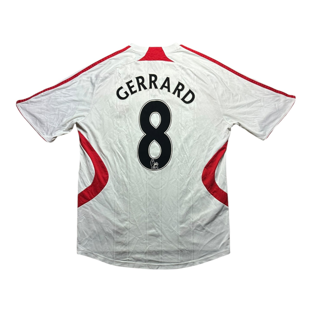 Liverpool Football Shirt 2007/2008 Away Gerrard 8 (L)