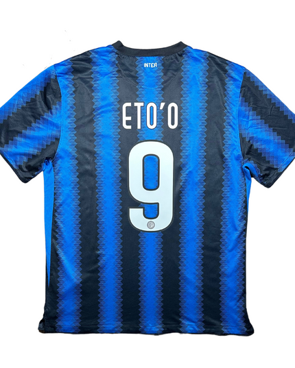 Inter Milan 2010/2011 Home Football Shirt Eto’o (9)