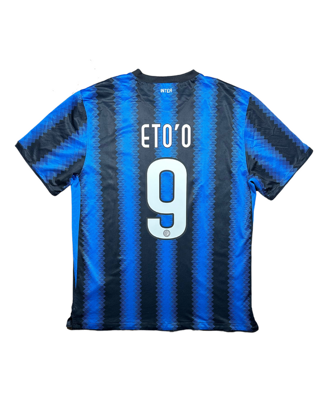 Inter Milan 2010/2011 Home Football Shirt Eto’o (9)