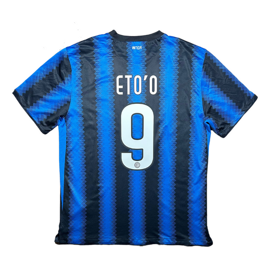 Inter Milan 2010/2011 Home Football Shirt Eto’o (9)